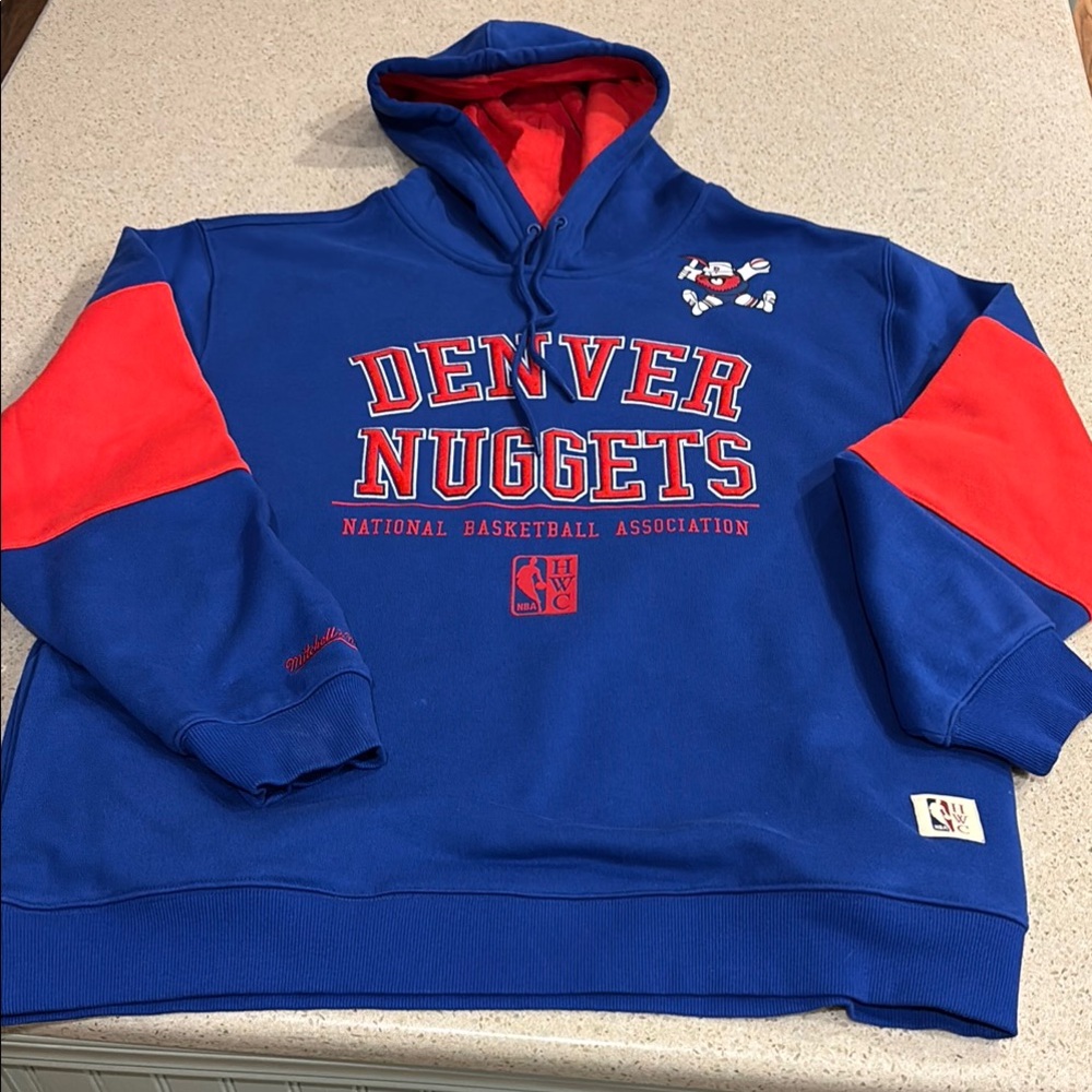Blue Denver Nuggets Hoodie
